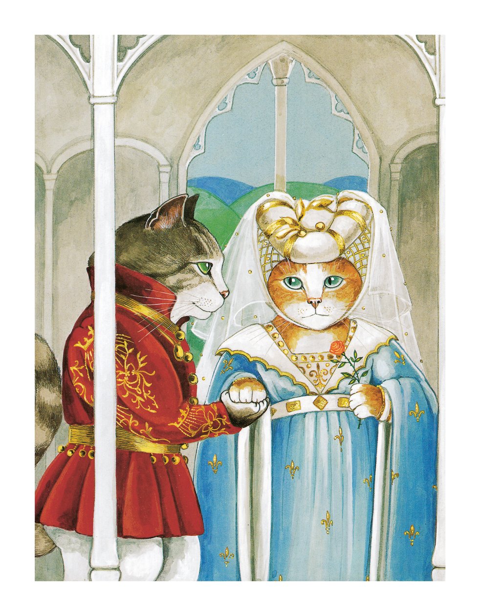Ilustración de Gatos de Shakespeare: Poster Book (pub. 2016) de Susan Herbert