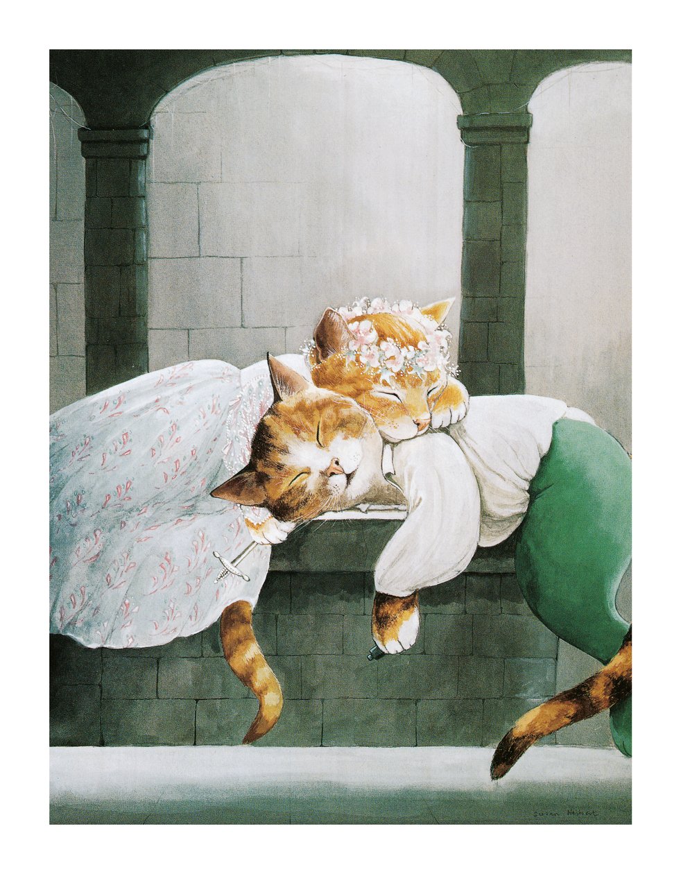 Ilustración de Gatos de Shakespeare: Poster Book (pub. 2016) de Susan Herbert