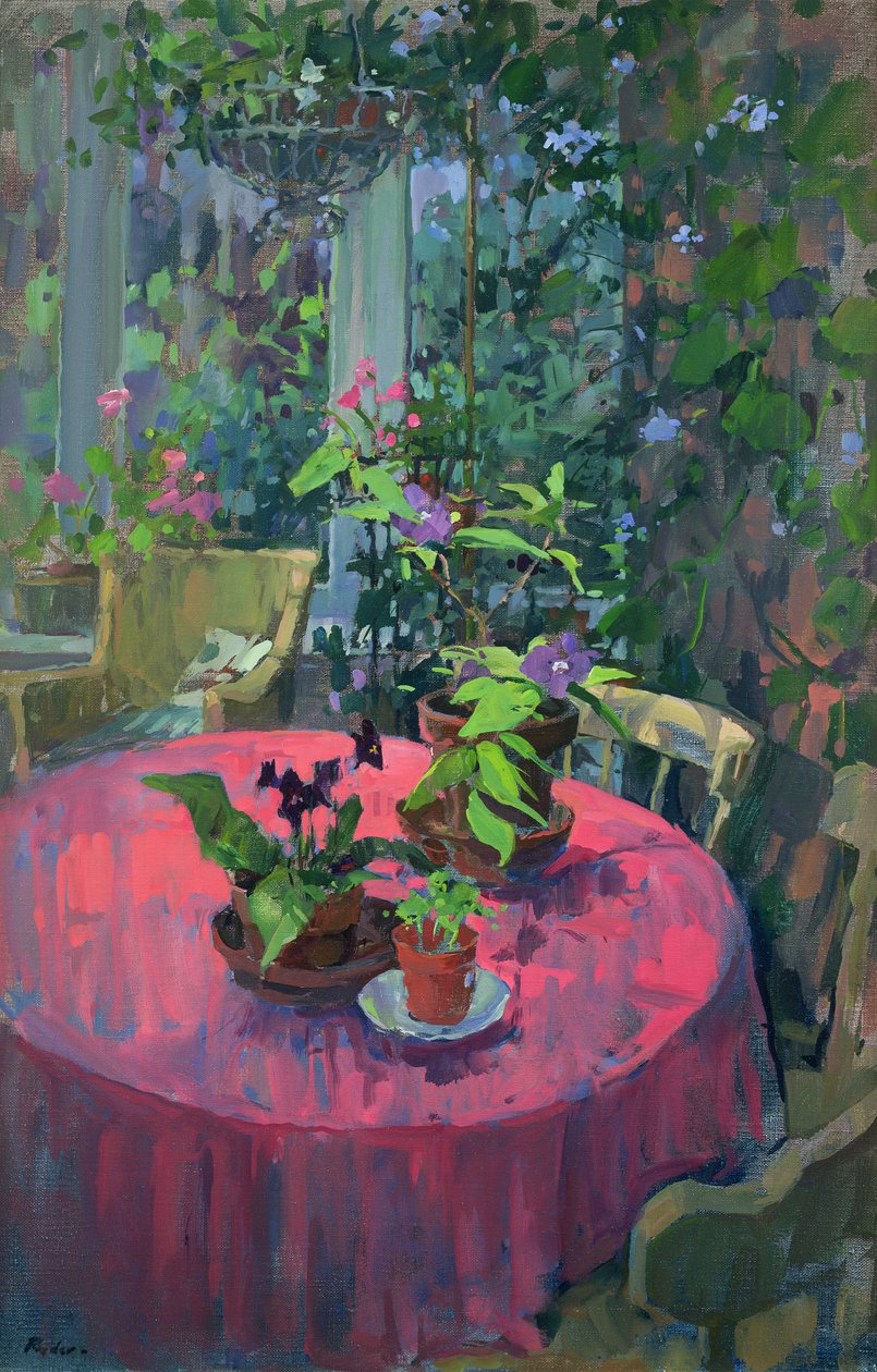 Mesa de invernadero de Susan Ryder
