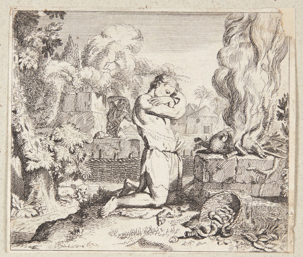 La ofrenda de Caín y Abel de Susanna Maria Dorsch