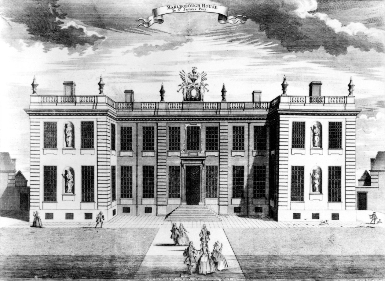 Vista de la Casa Marlborough en Pall Mall, Westminster, 1741 de Sutton Nicholls
