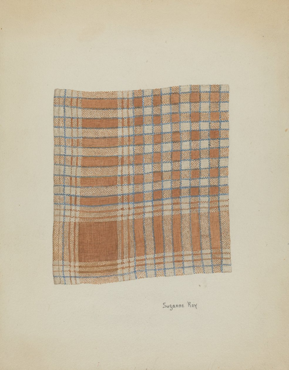 Servilleta Tejida, c. 1937 de Suzanne Roy