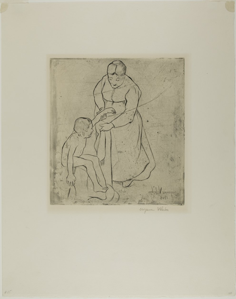 Abuela e hijo de Suzanne Valadon