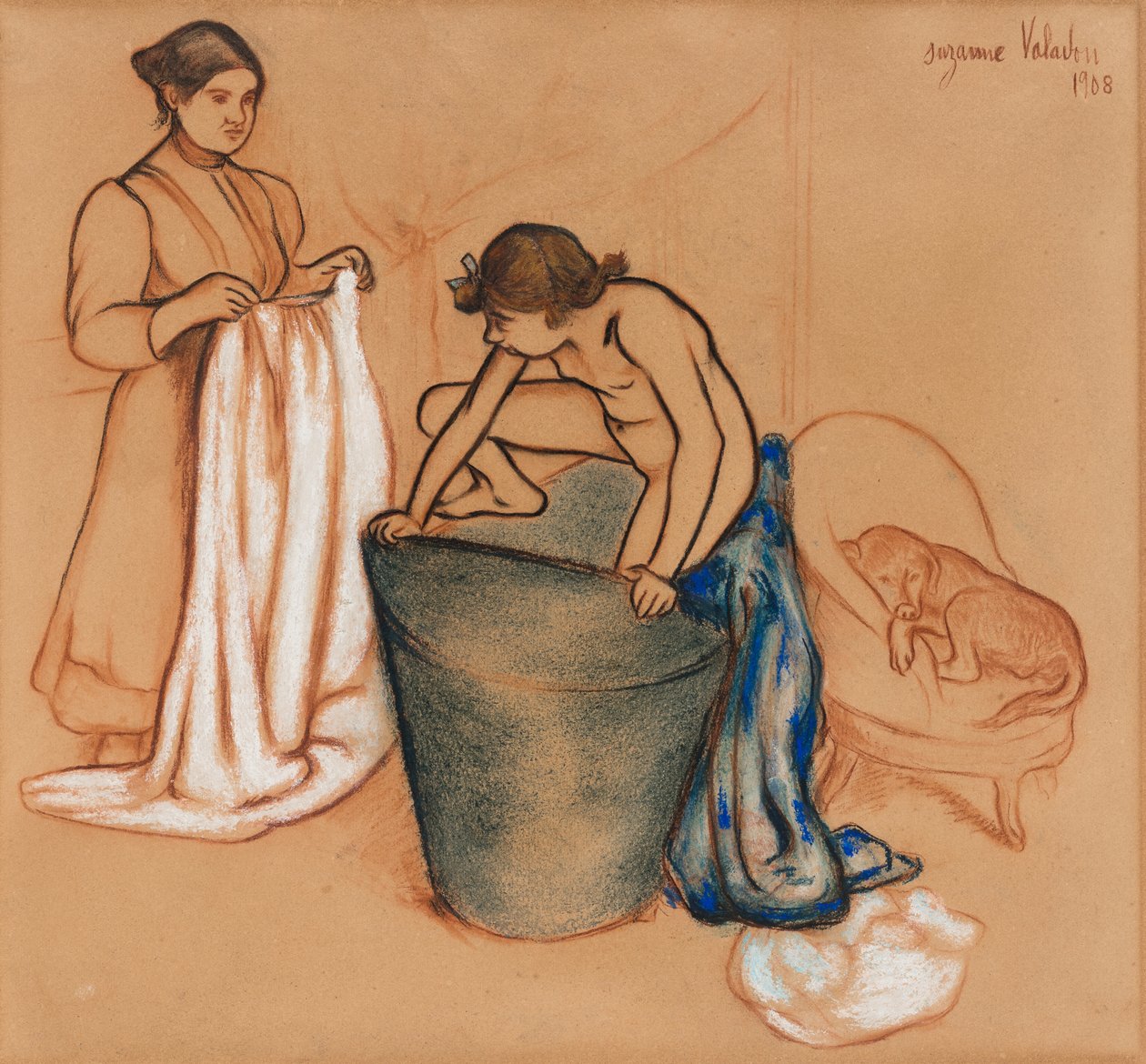 El baño de Suzanne Valadon