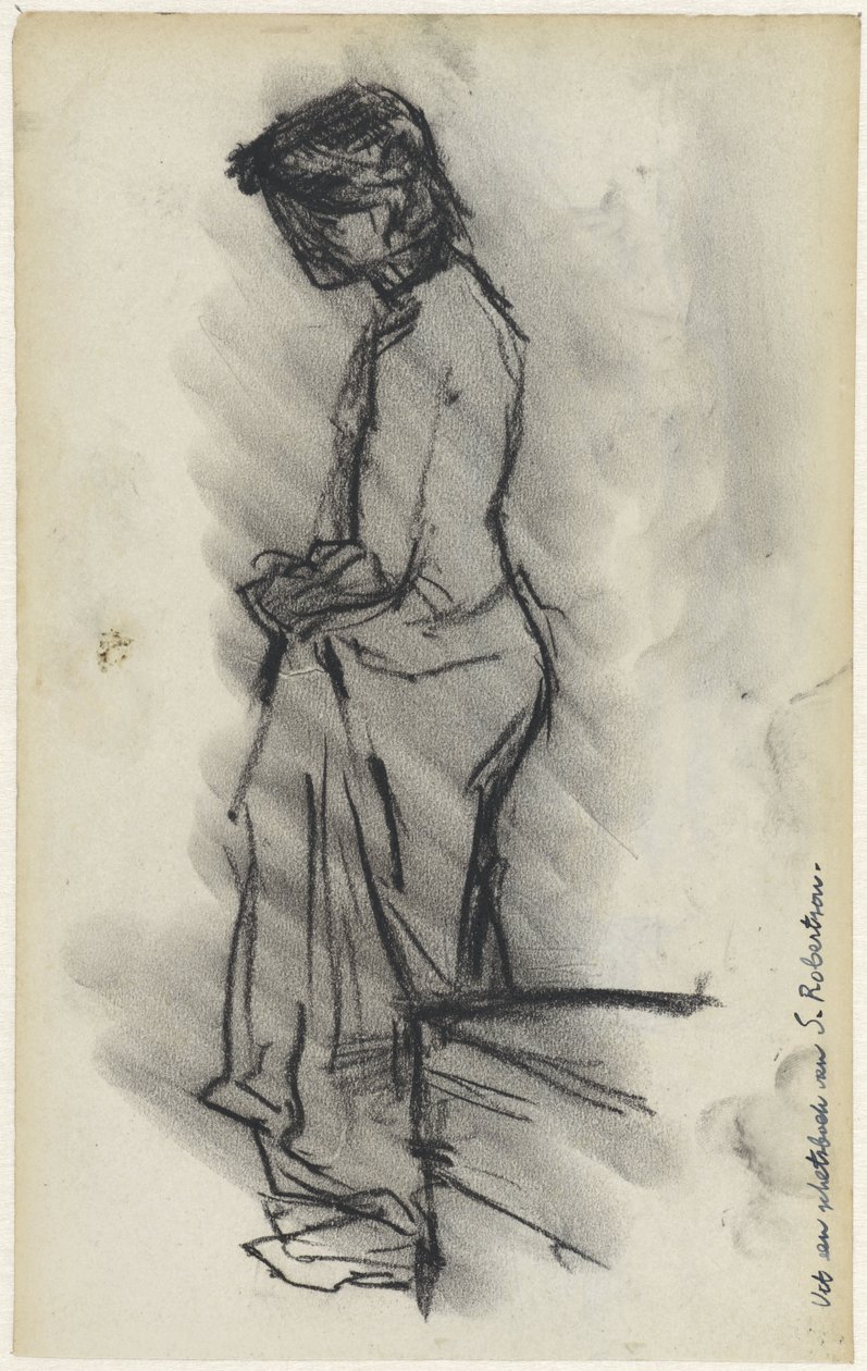 Boceto de un paisaje con carro de Suze Robertson