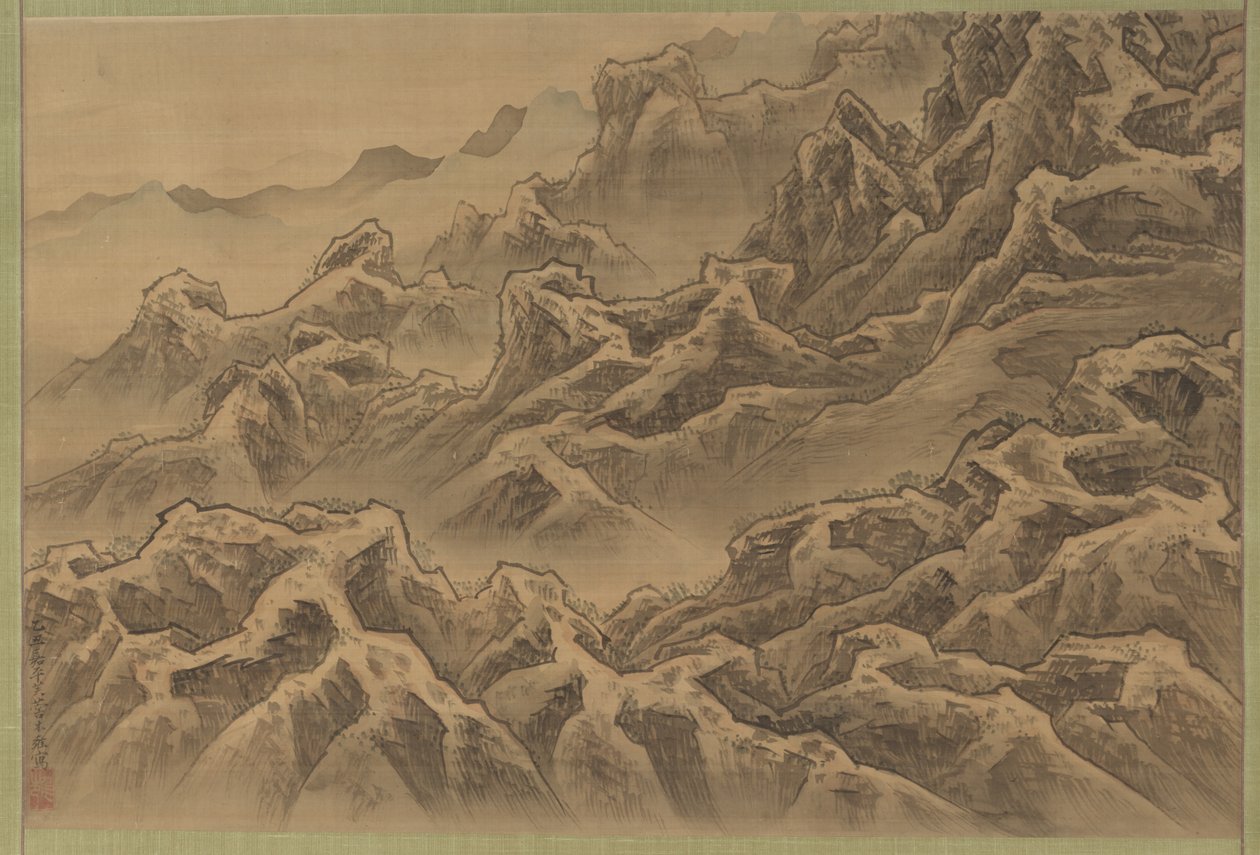 Mountains and Ravine de Suzuki Fuyō