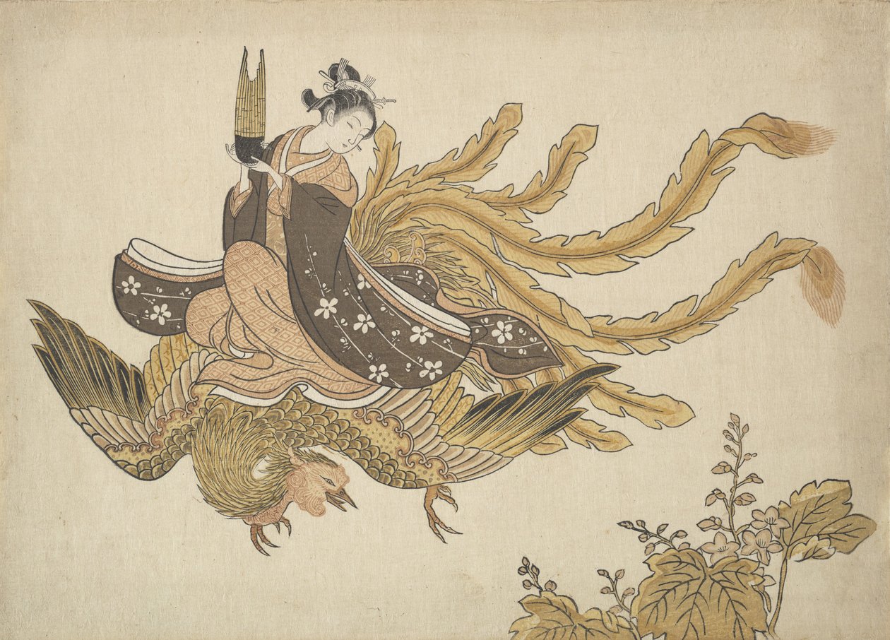 Inmortal disfrazado, ca. 1766 de Suzuki Harunobu