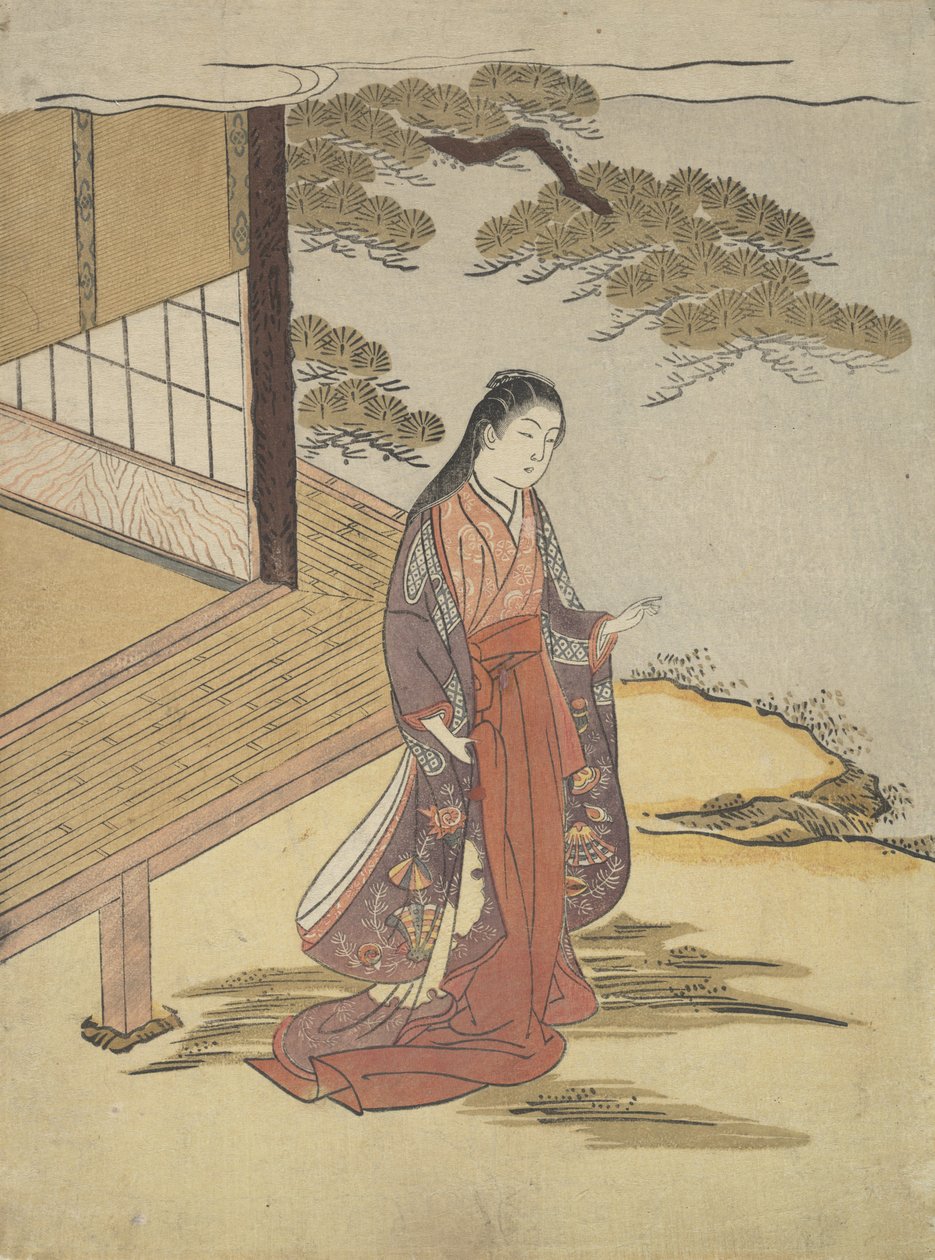 Dama Komachi de Suzuki Harunobu