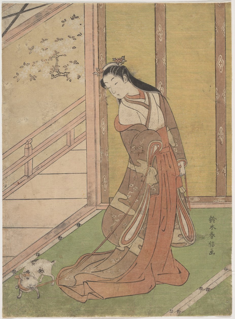 Onna San no Miya (la tercera princesa) de Suzuki Harunobu