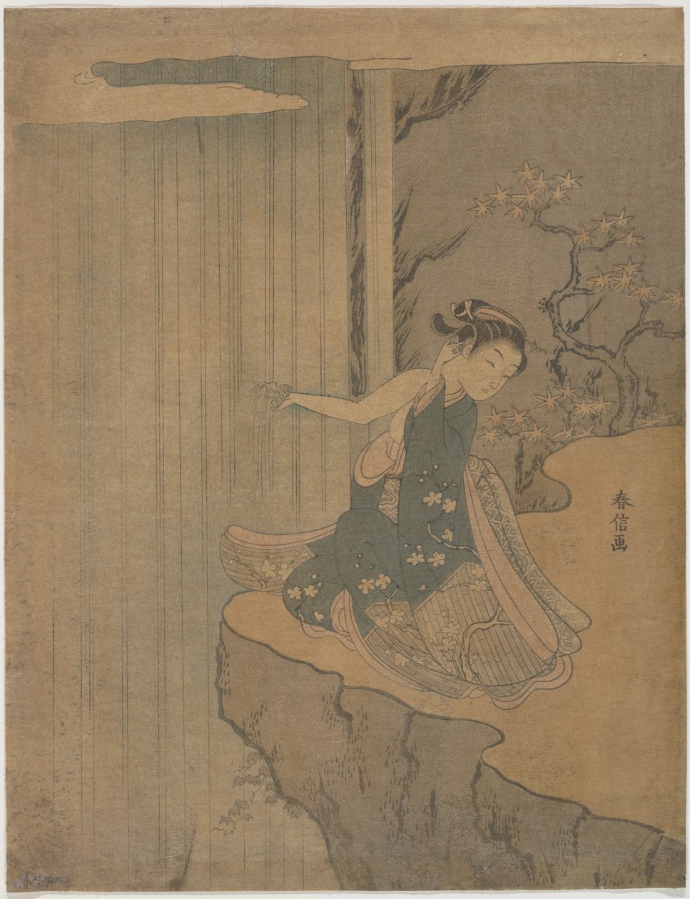 Parodia de la leyenda de Kyoyu y Sofu de Suzuki Harunobu