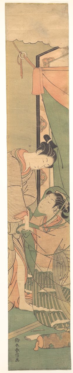 Trennung der Liebenden: Der Morgen danach de Suzuki Harunobu