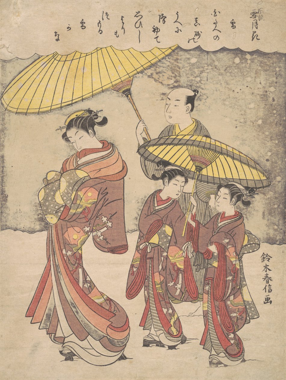 Nieve de Suzuki Harunobu