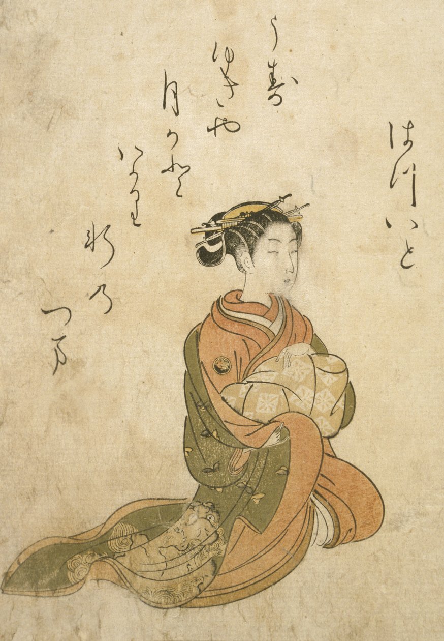 La cortesana Hatsuito de Suzuki Harunobu