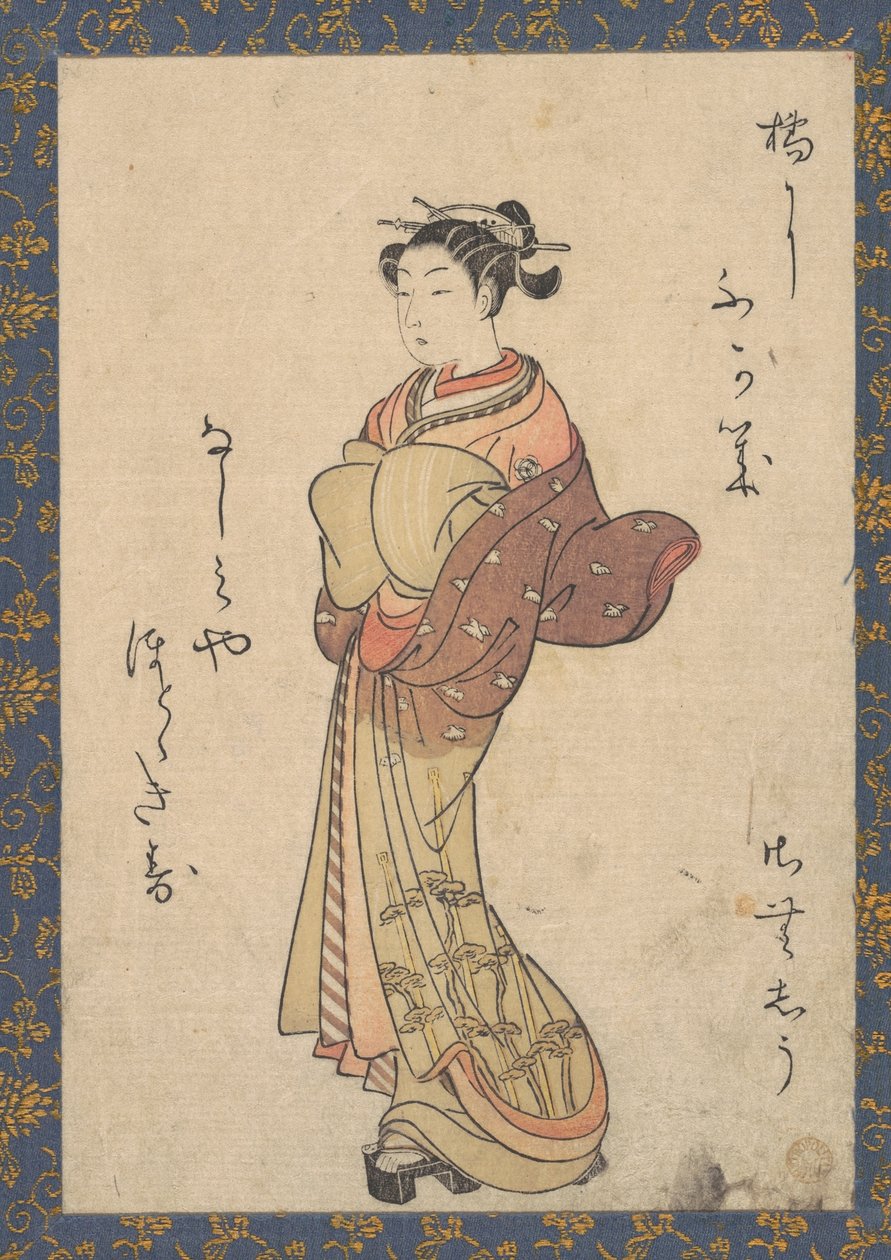 Las cortesanas, de la serie «Seiro Bijin Awase Carver End Shigoro» (sic) de Suzuki Harunobu