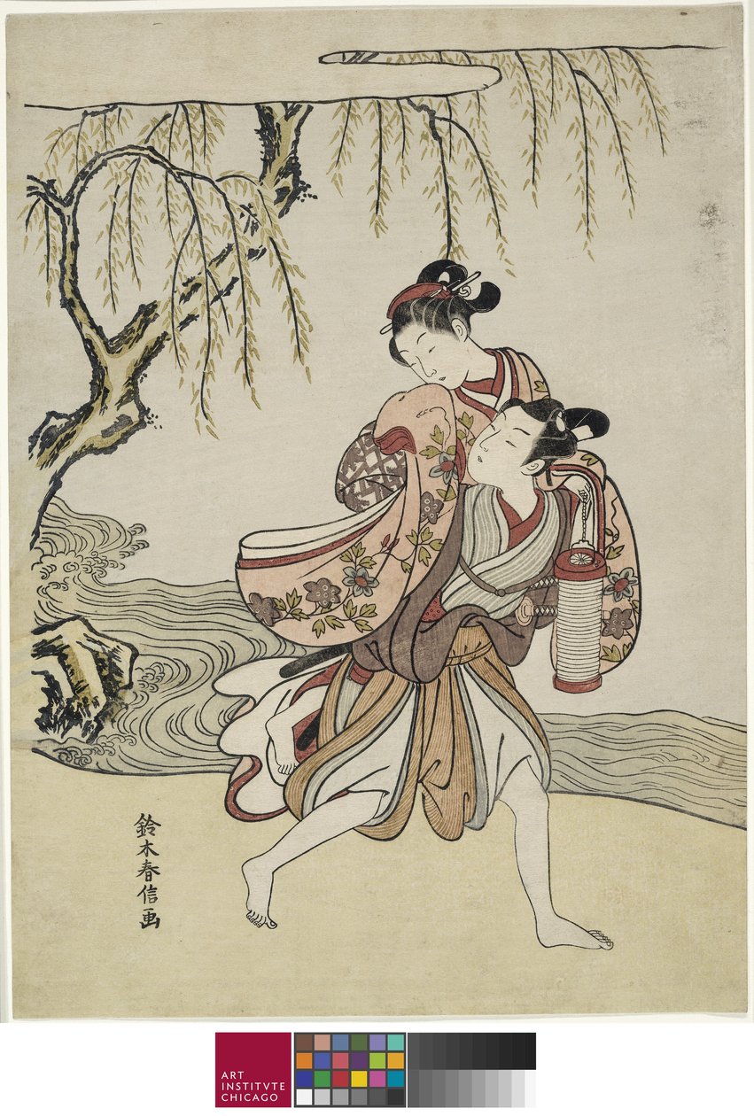 La fuga de Suzuki Harunobu
