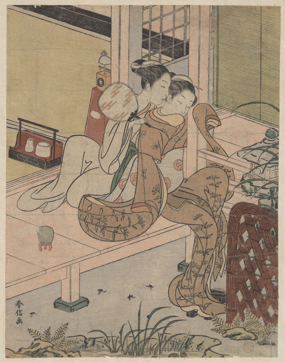 Las chismosas de Suzuki Harunobu
