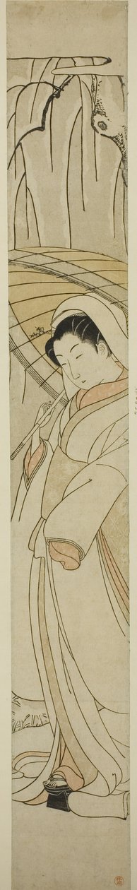 La doncella garza de Suzuki Harunobu