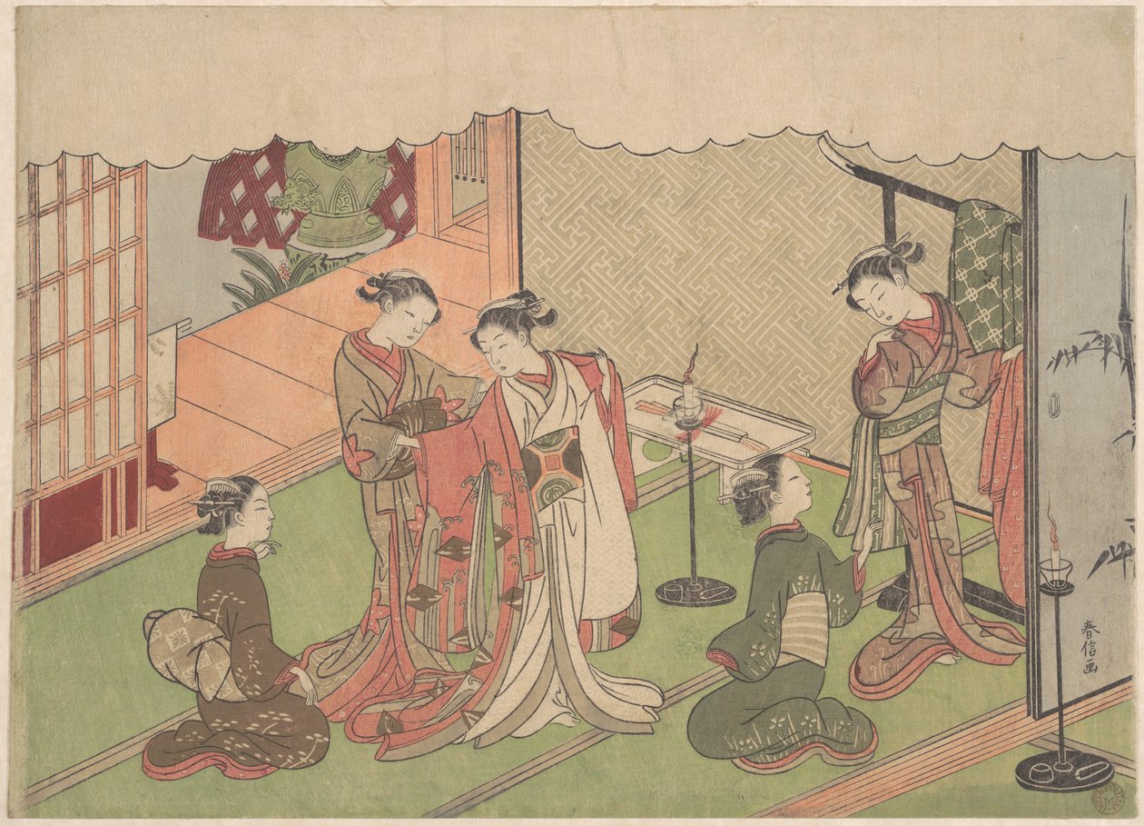 La ceremonia matrimonial de Suzuki Harunobu