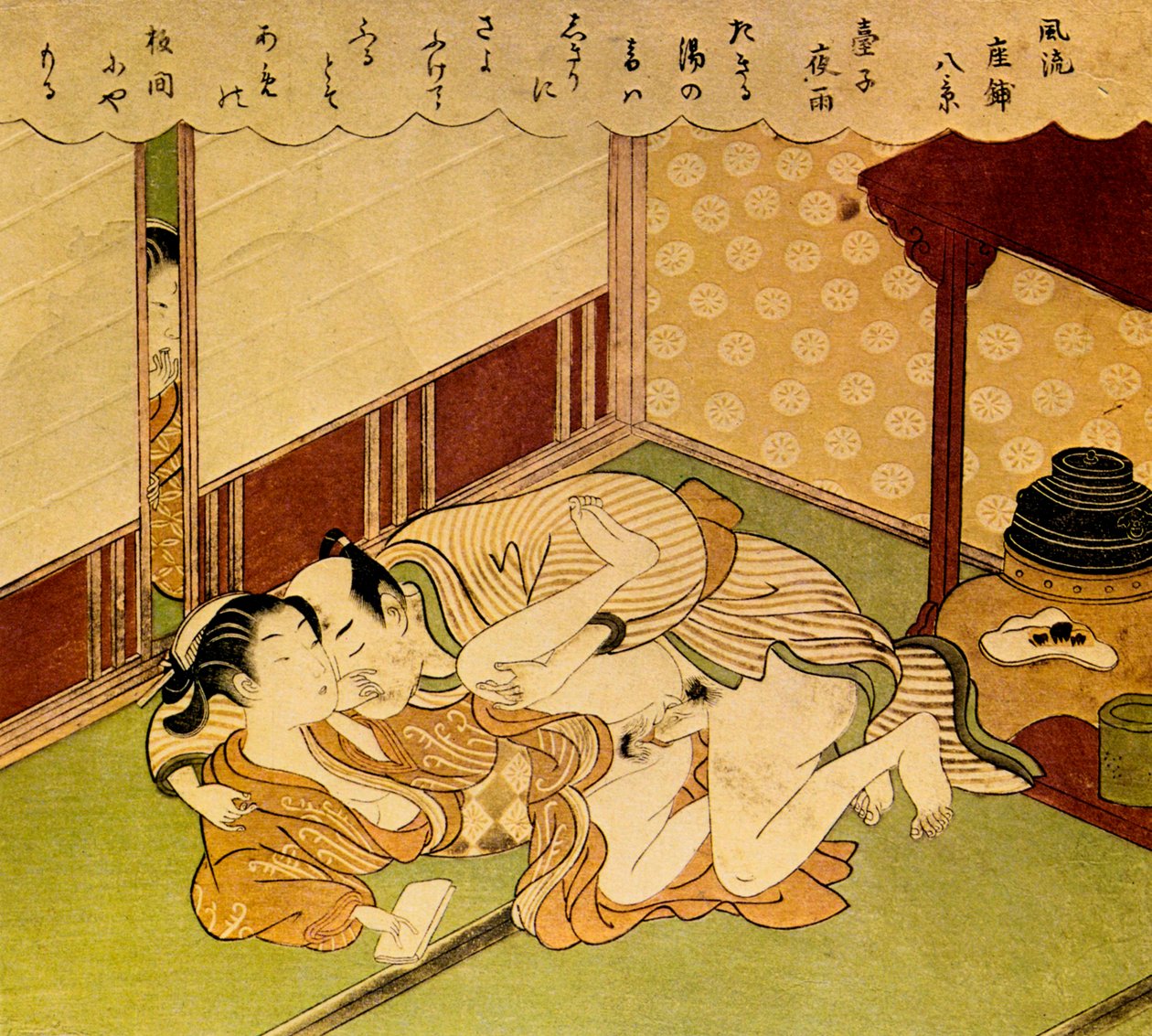 Dos amantes, c. 1750 de Suzuki Harunobu
