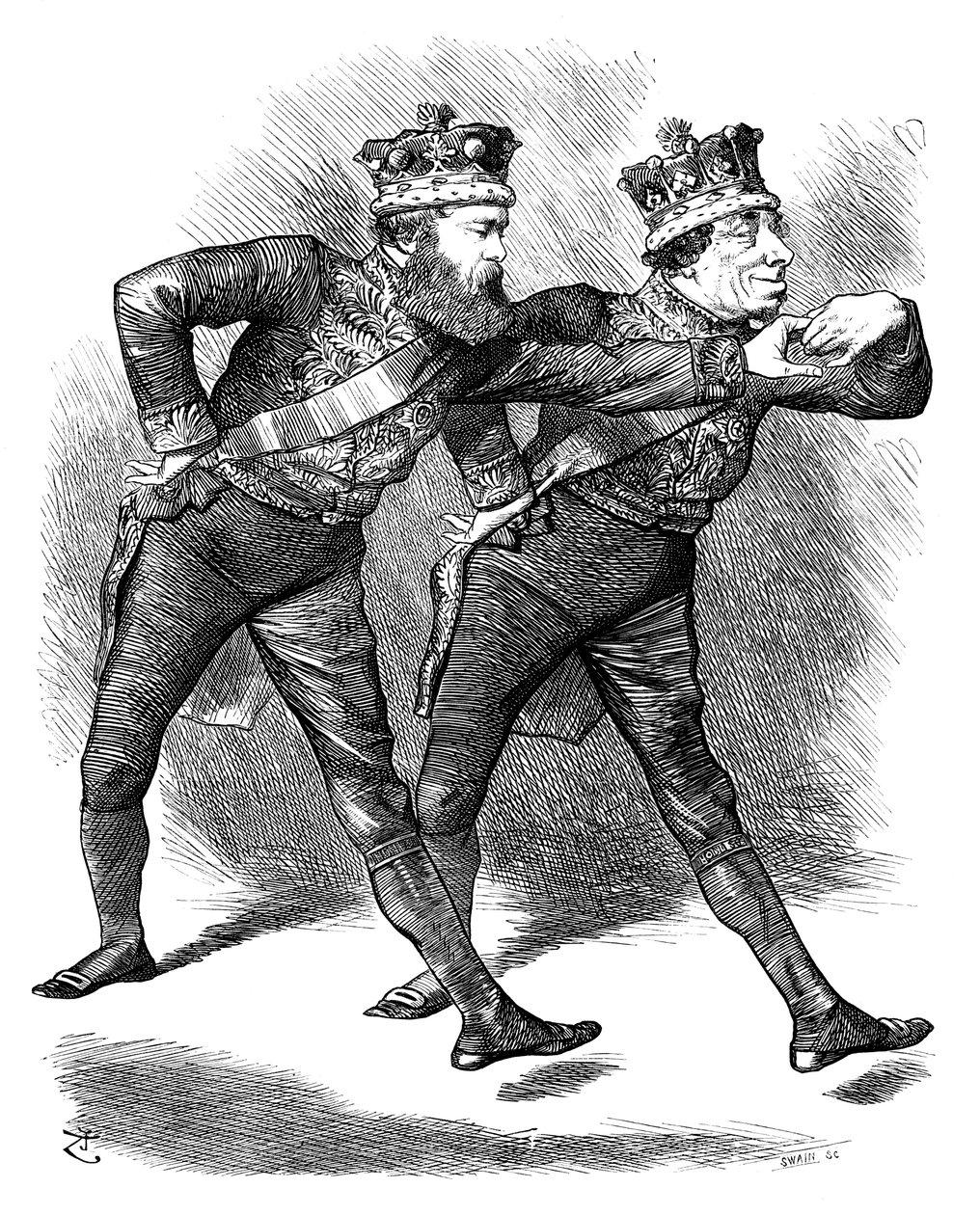 El Pas De Deux!, 1878 de Swain