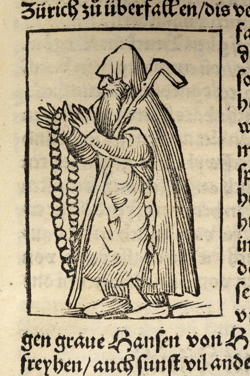 Ilustración de Cosmographia por Sebastian Muenster, Basilea 1544 de Swiss School