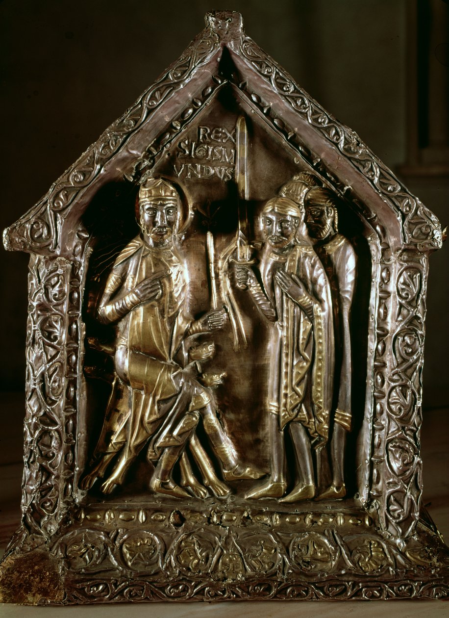 Arca de reliquias de los hijos de San Segismundo, siglo XII-XIII de Swiss School