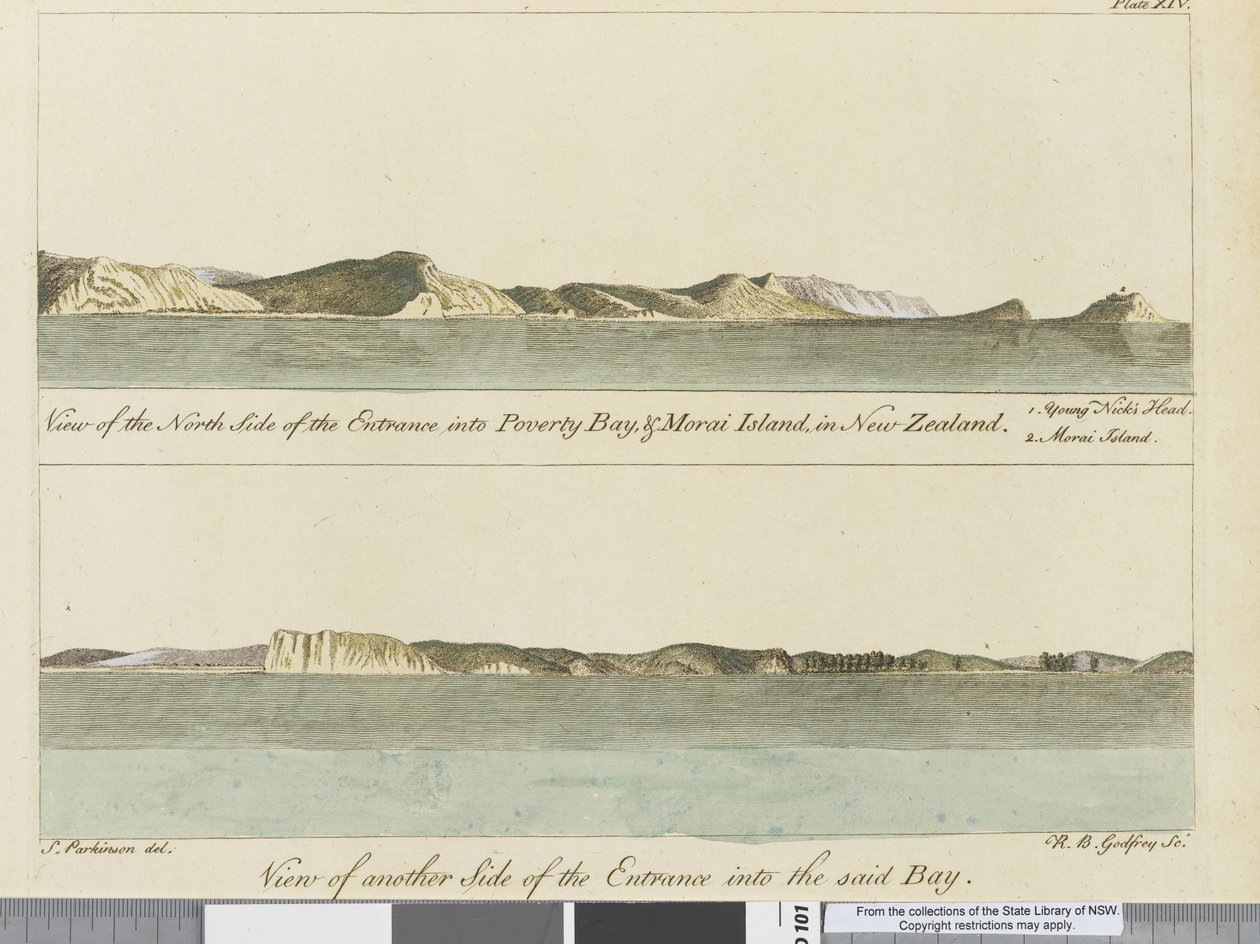 Ilustración de Un diario de un viaje a los mares del sur: en el barco de Su Majestad, el Endeavour, 1794 de Sydney