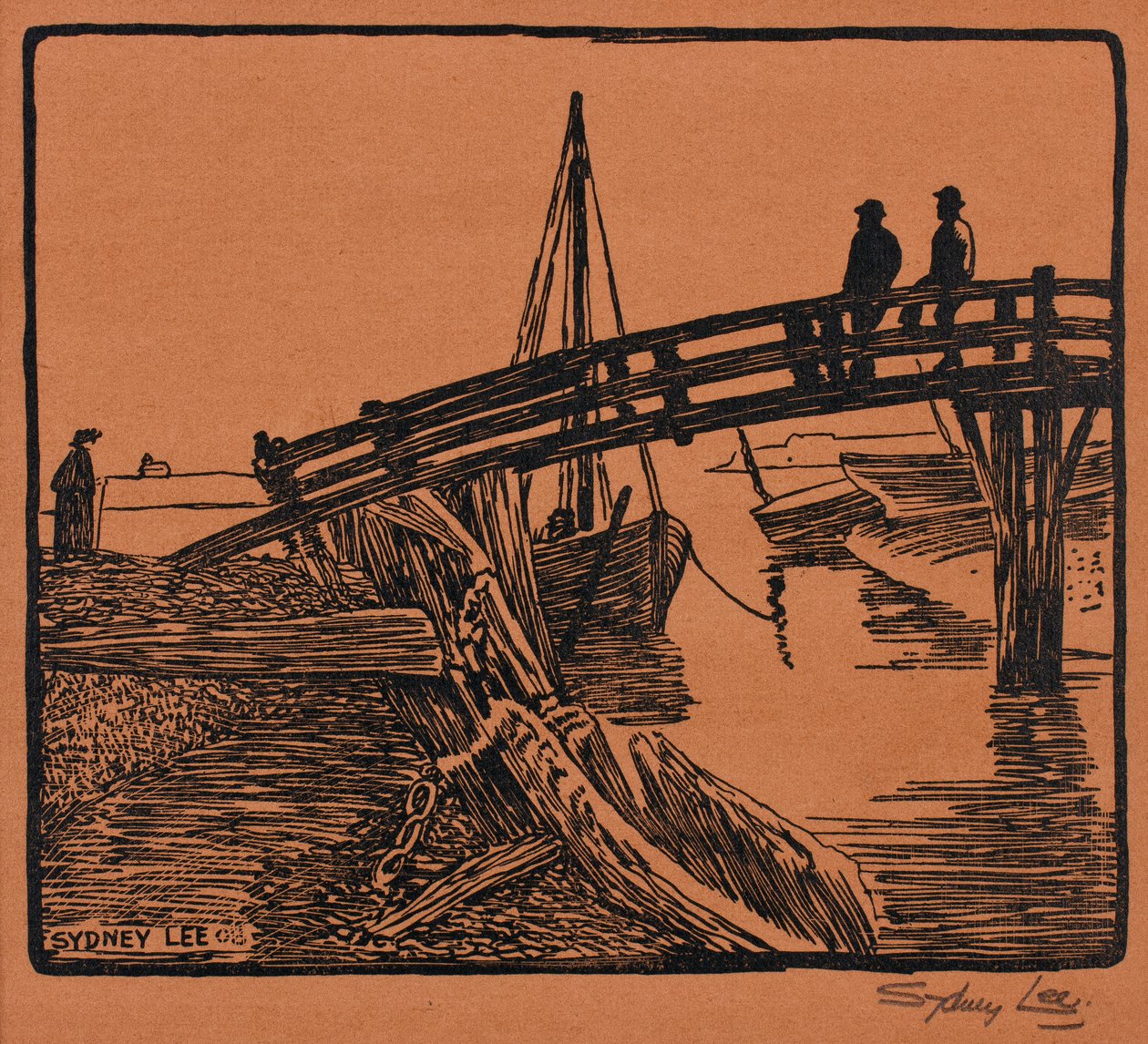 The Bridge, Walberswick de Sydney Lee