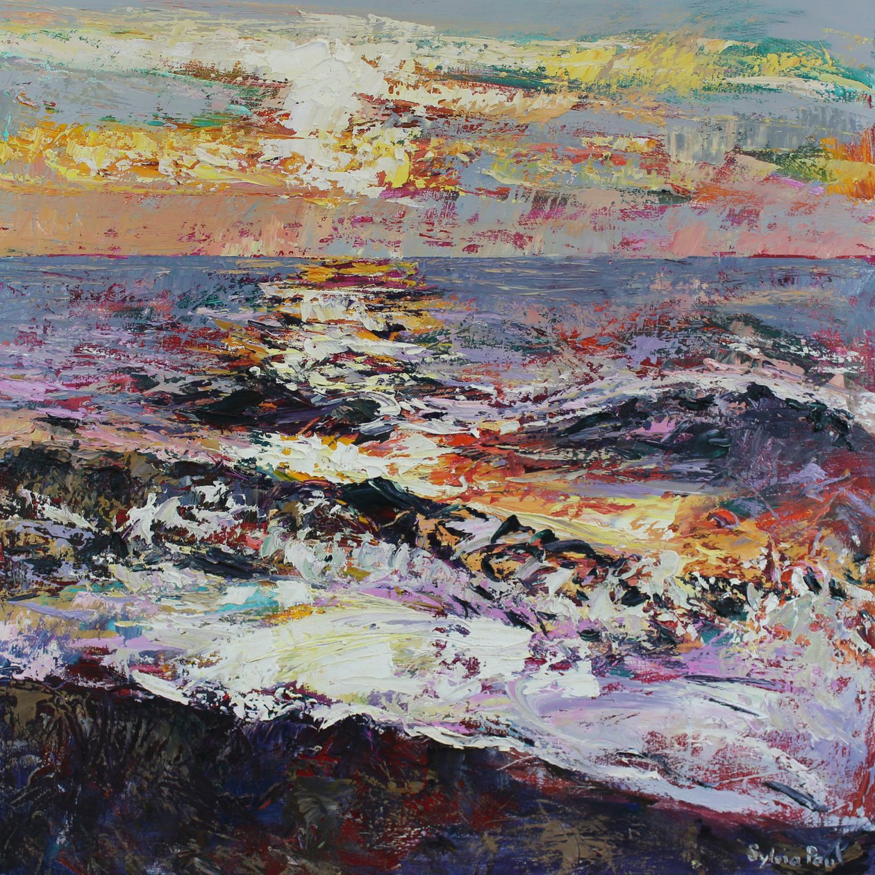 Amanecer, 2021 (óleo sobre lienzo) de Sylvia Paul