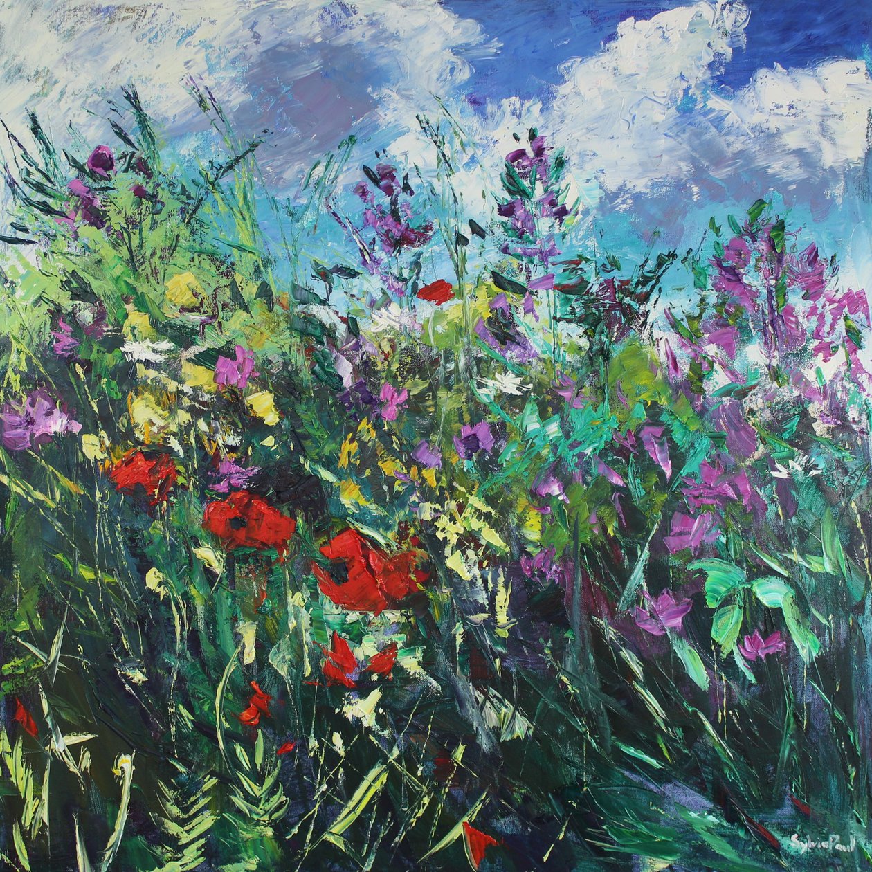 Pradera vibrante de Sylvia Paul