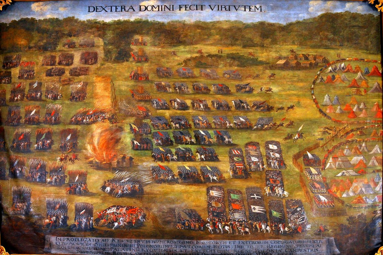 La batalla de Klushino, antes de 1620 de Szymon Boguszowicz