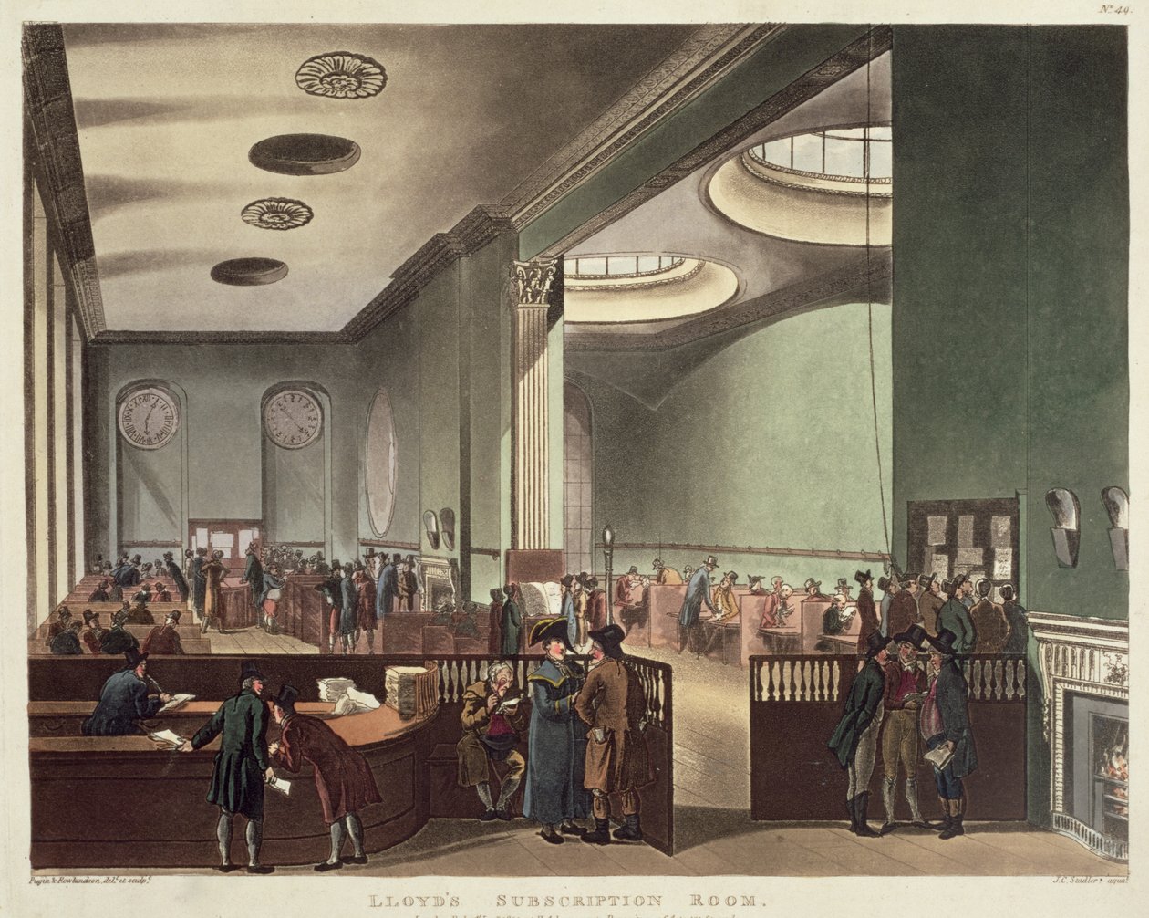 Royal Exchange, Sala de Suscripción de Lloyds, de 