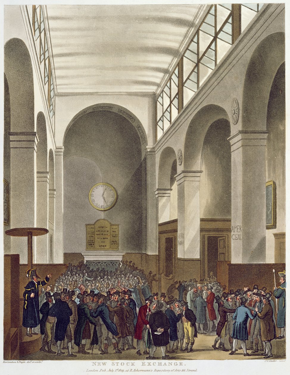 La nueva bolsa de valores, Bartholomew Lane, de 