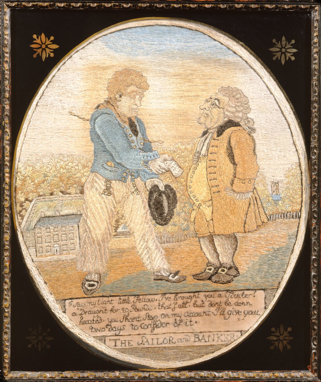 El marinero y el banquero, después de una caricatura publicada en 1799 de T. and Woodward,G.M. Rowlandson