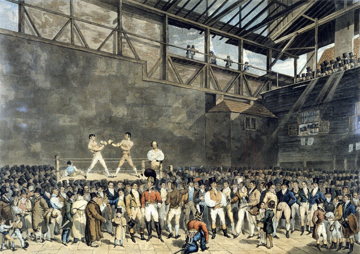 El Interior de la Cancha de Fives de T. (after) Blake