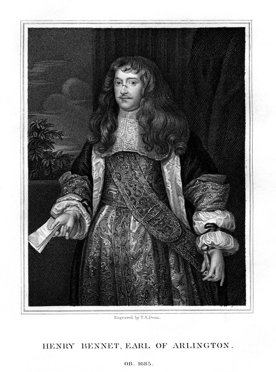 Henry Bennet, 1er Conde de Arlington, estadista inglés de T. A. Dean