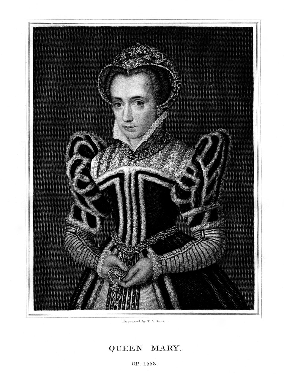 Reina María de Austria, 1827 de T. A. Dean