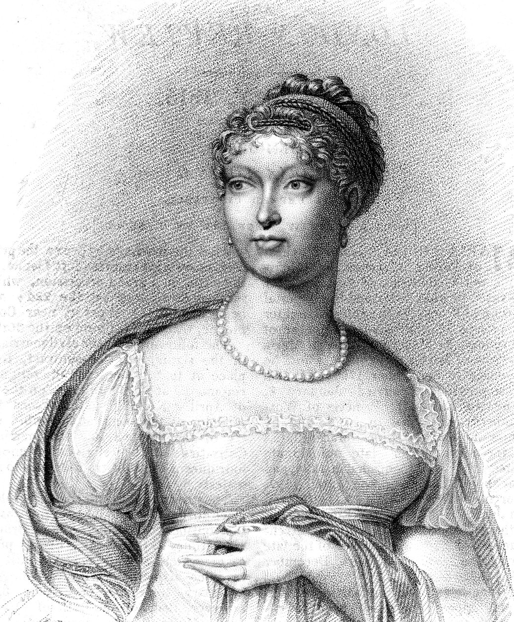 María Luisa, Duquesa de Parma, segunda esposa de Napoleón Bonaparte, 1815 de T Blood