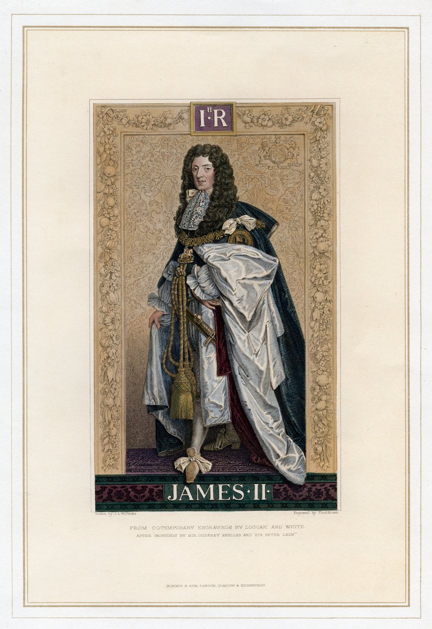 Jacobo II, Rey de Inglaterra, Escocia e Irlanda de T. Brown