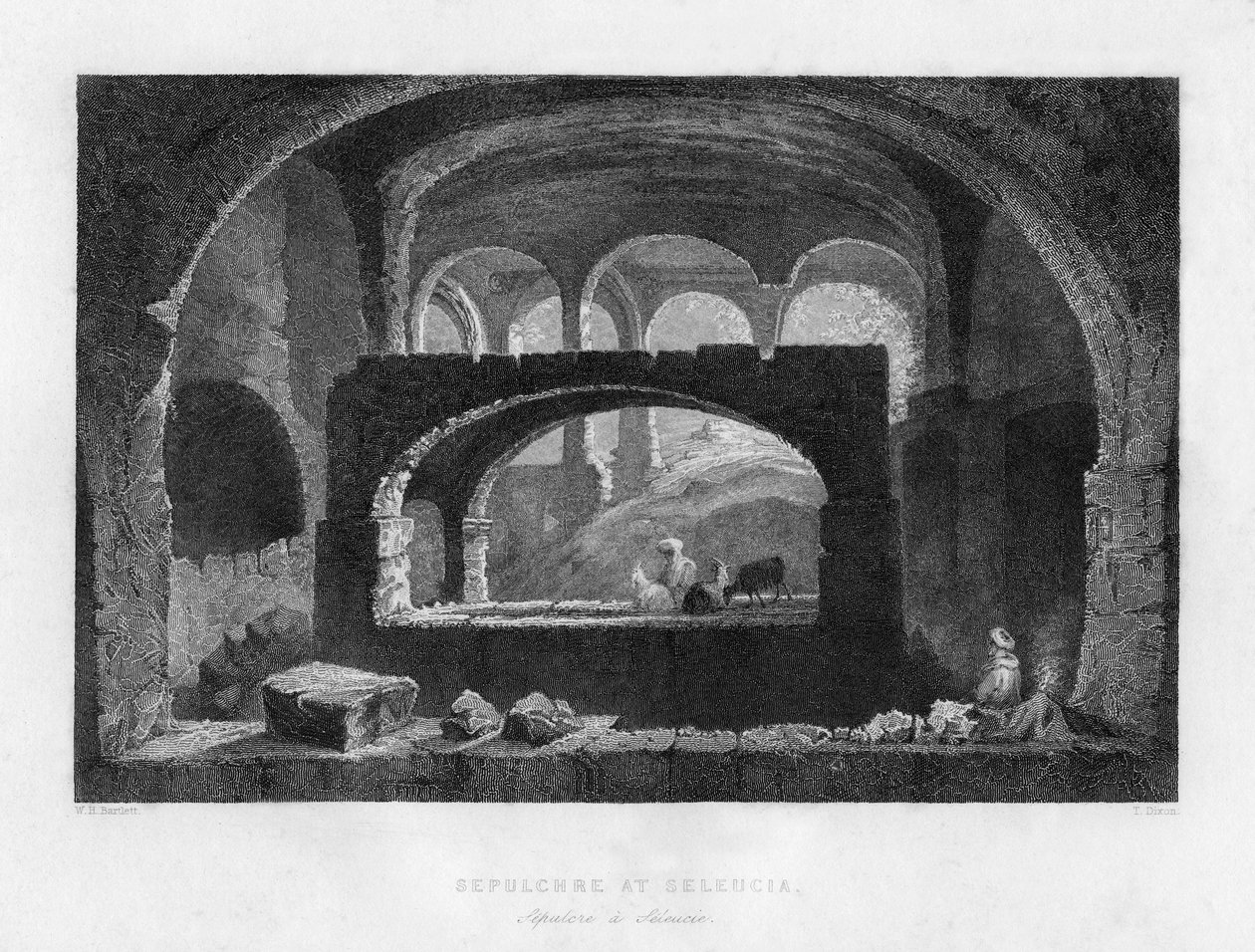 Un sepulcro en Seleucia, Mesopotamia IrakIrán, 1841 de T Dixon