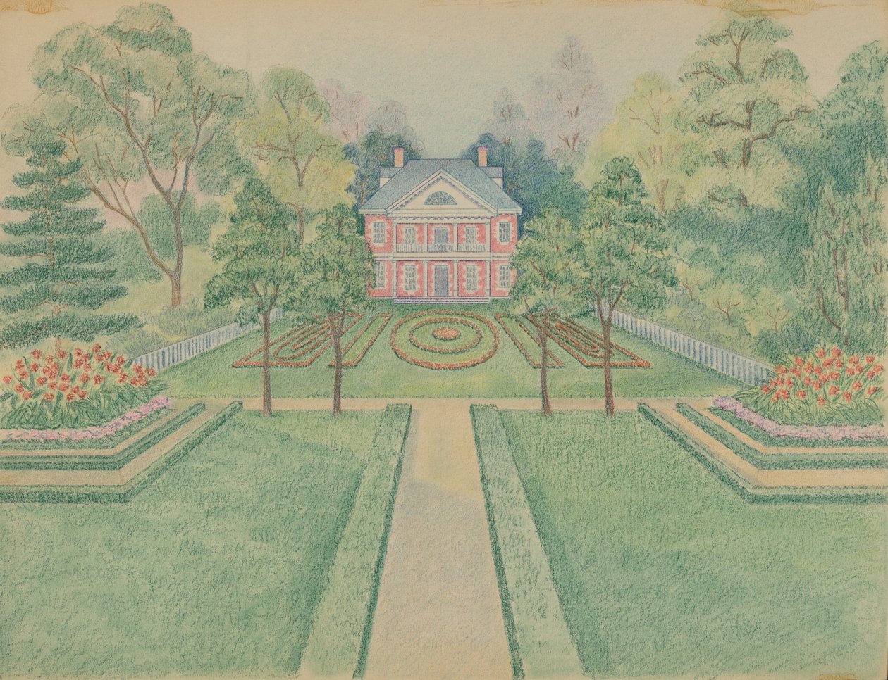 Residencia N.W. Stuyvesant, c. 1936 de Tabea Hosier