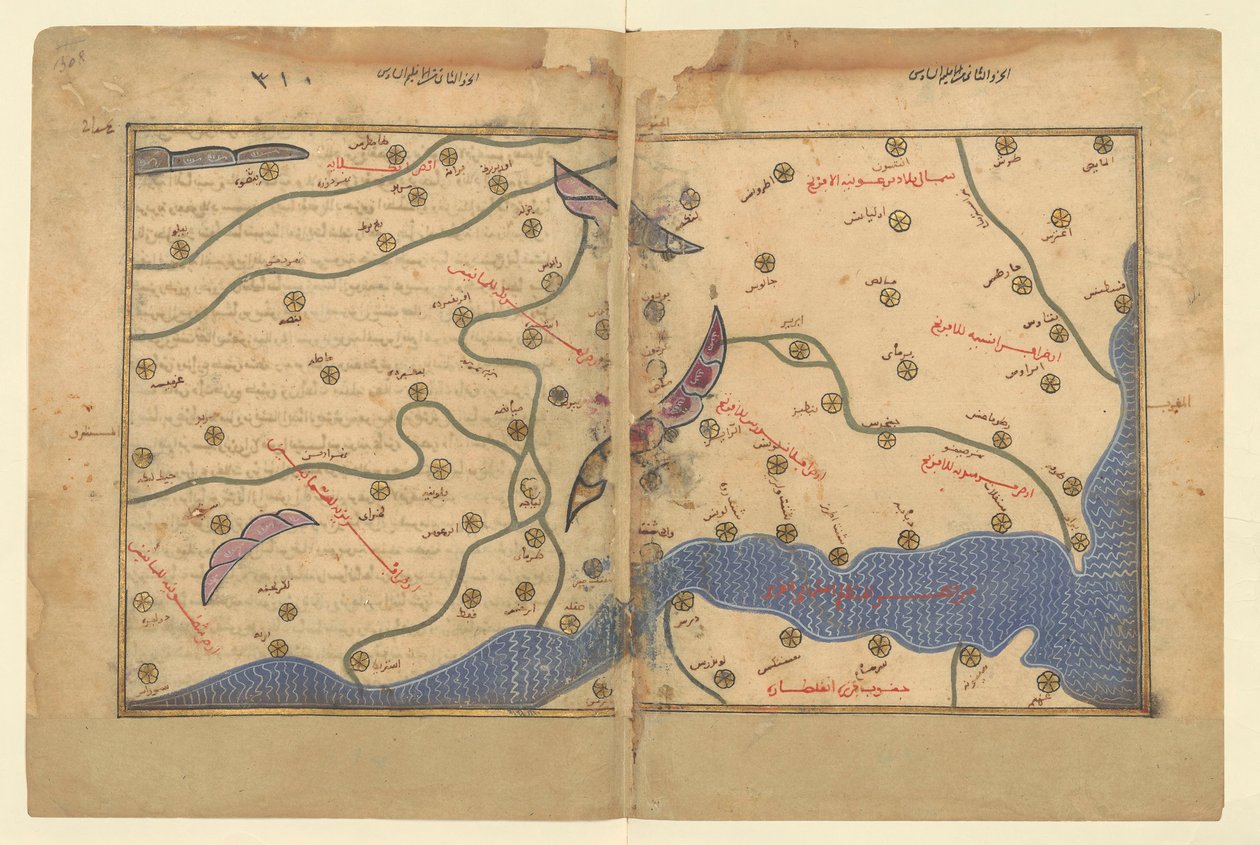 Norte de Francia y Bélgica de Tabula Rogeriana