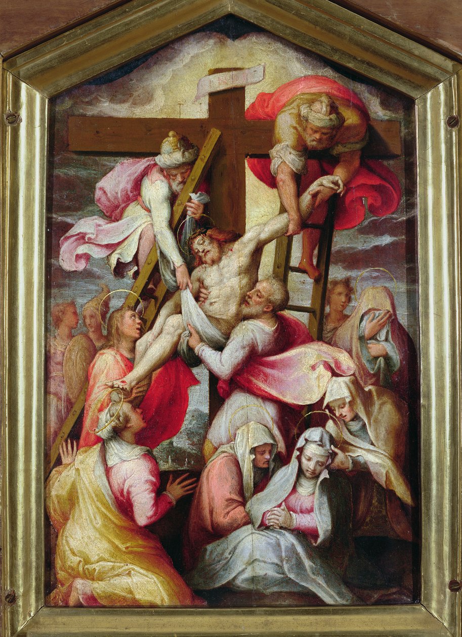 Descendimiento de la cruz de Taddeo Zuccari