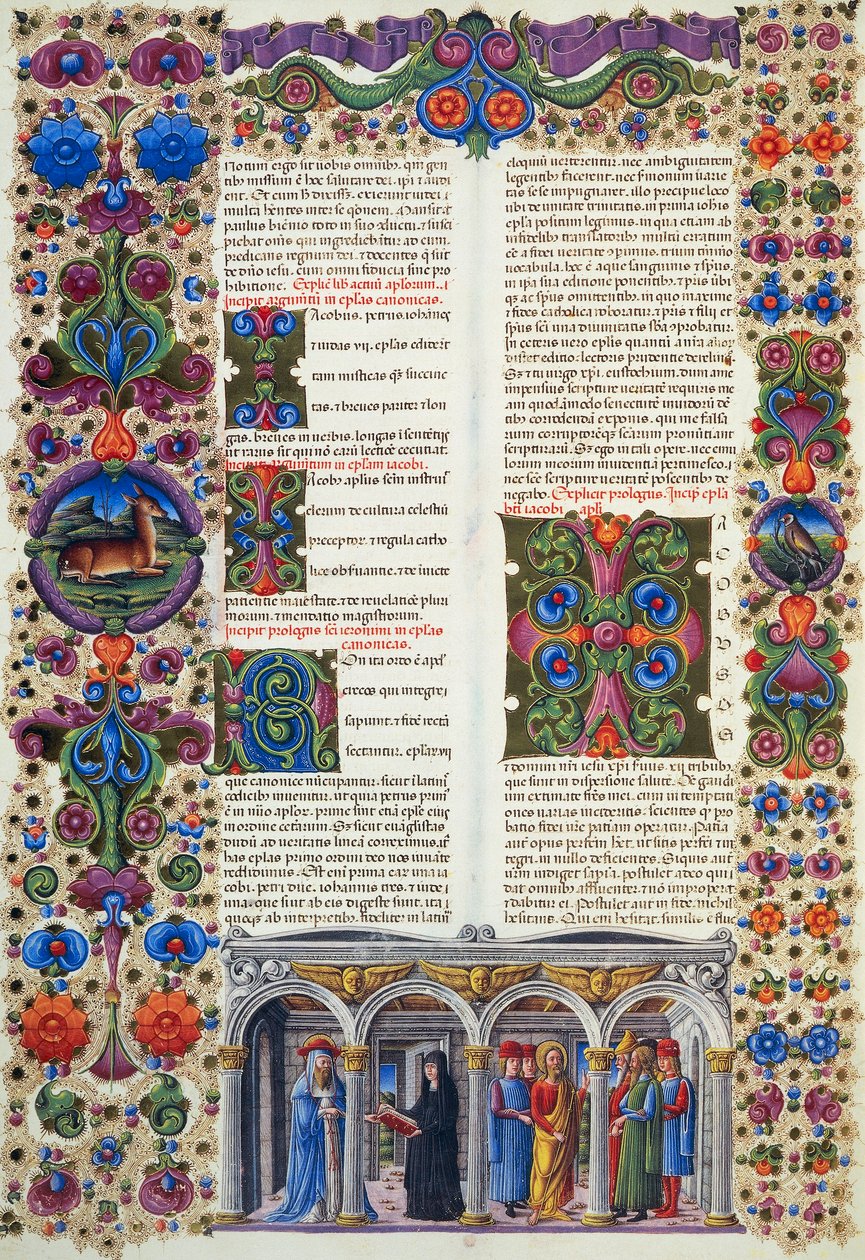 La Carta de Santiago, segundo volumen de la Biblia de Borso d