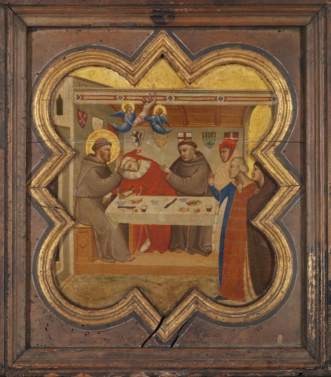 Tod des Edlen von Celano de Taddeo Gaddi