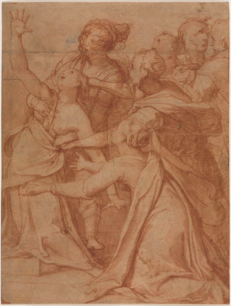 Un milagro de San Felipe Benizi: La curación de una mujer endemoniada, c. 1557 de Taddeo Zuccari