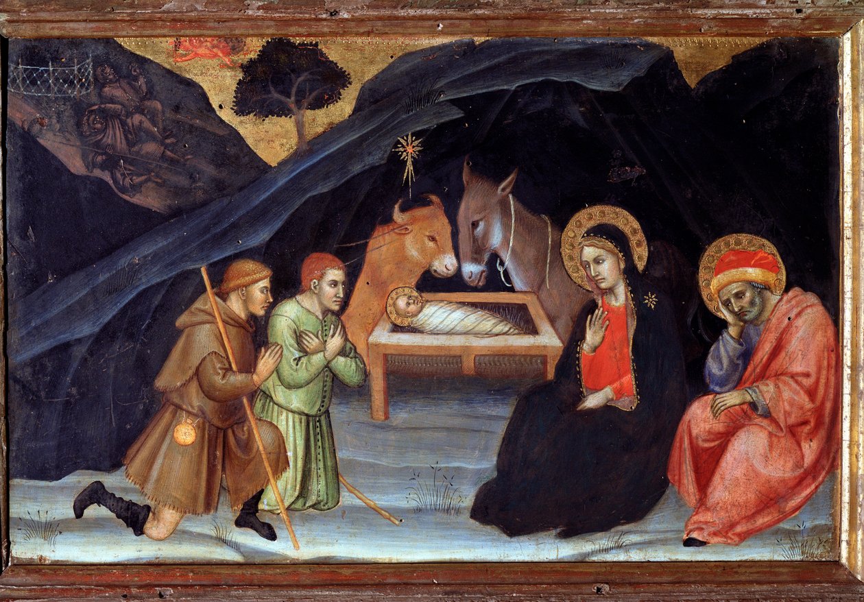 Adoración de los pastores de Taddeo di Bartolo