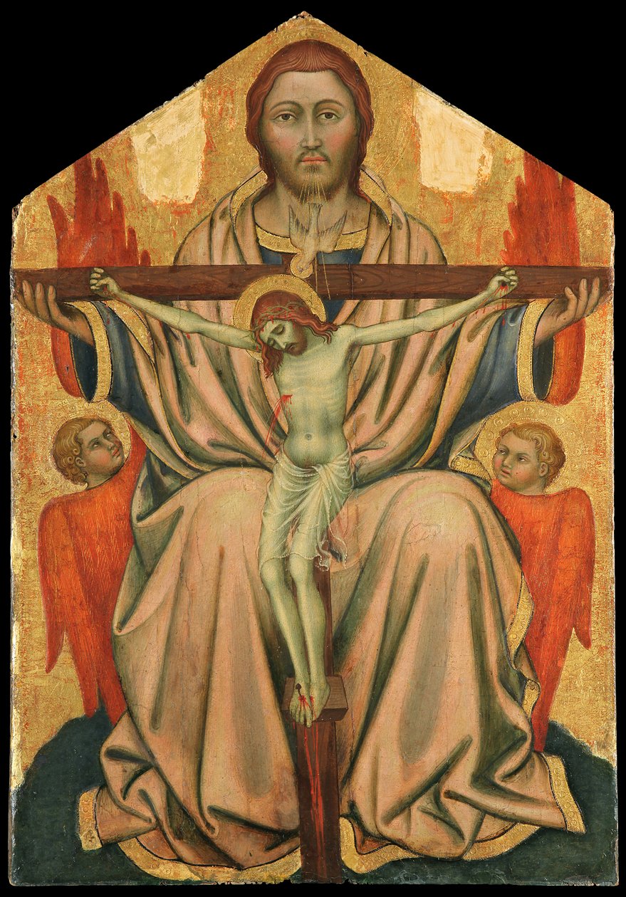 La Santísima Trinidad / Trono de la Gracia de Taddeo di Bartolo