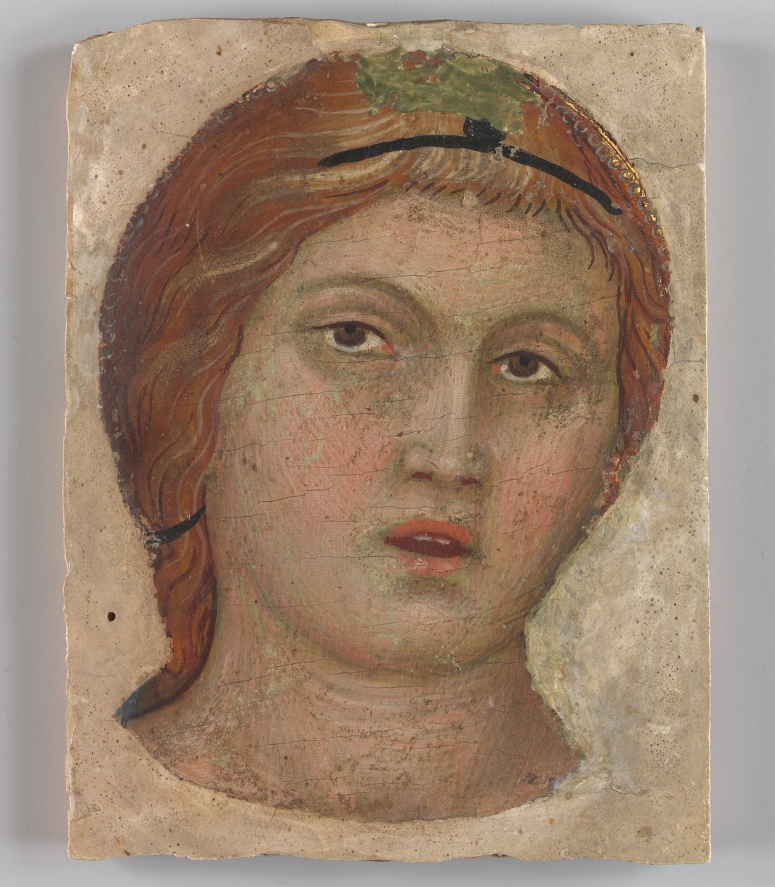 Cabeza de un ángel de frente, ca. 1397 de Taddeo di Bartolo