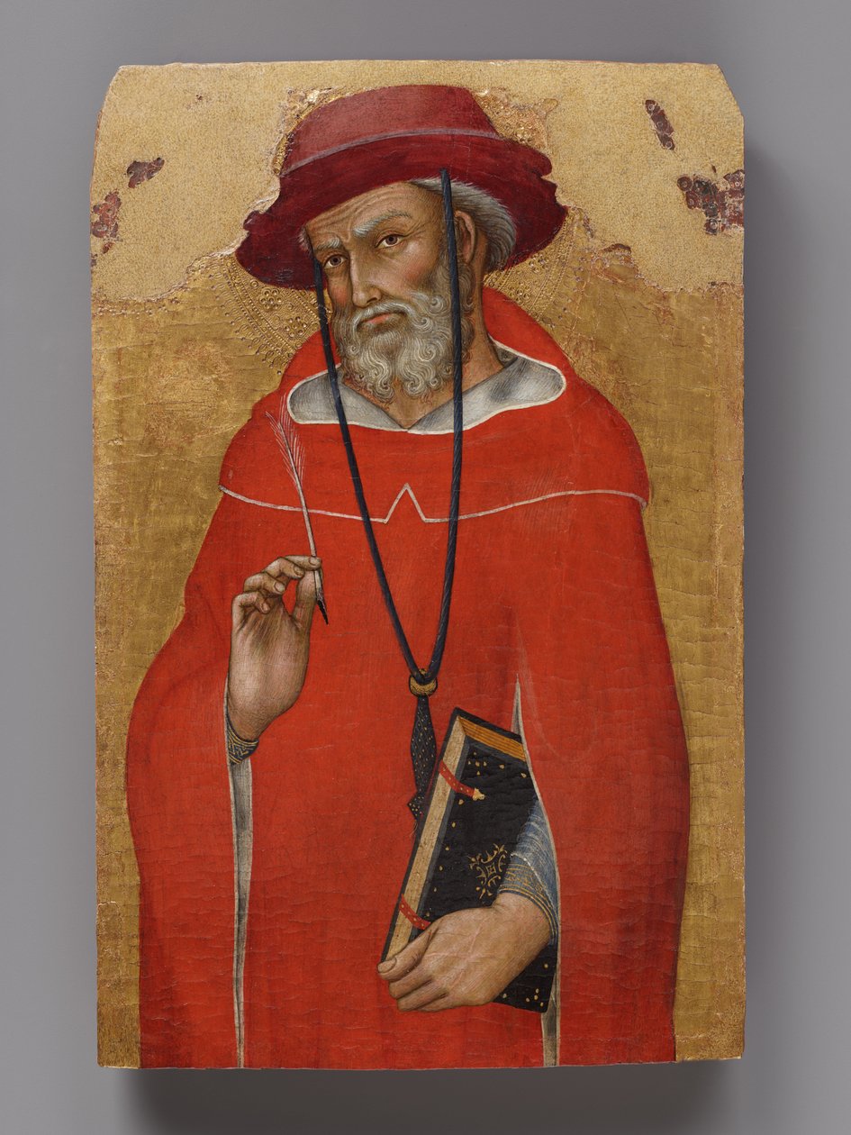 San Jerónimo, uno de dos paneles de un retablo desmembrado de Taddeo di Bartolo